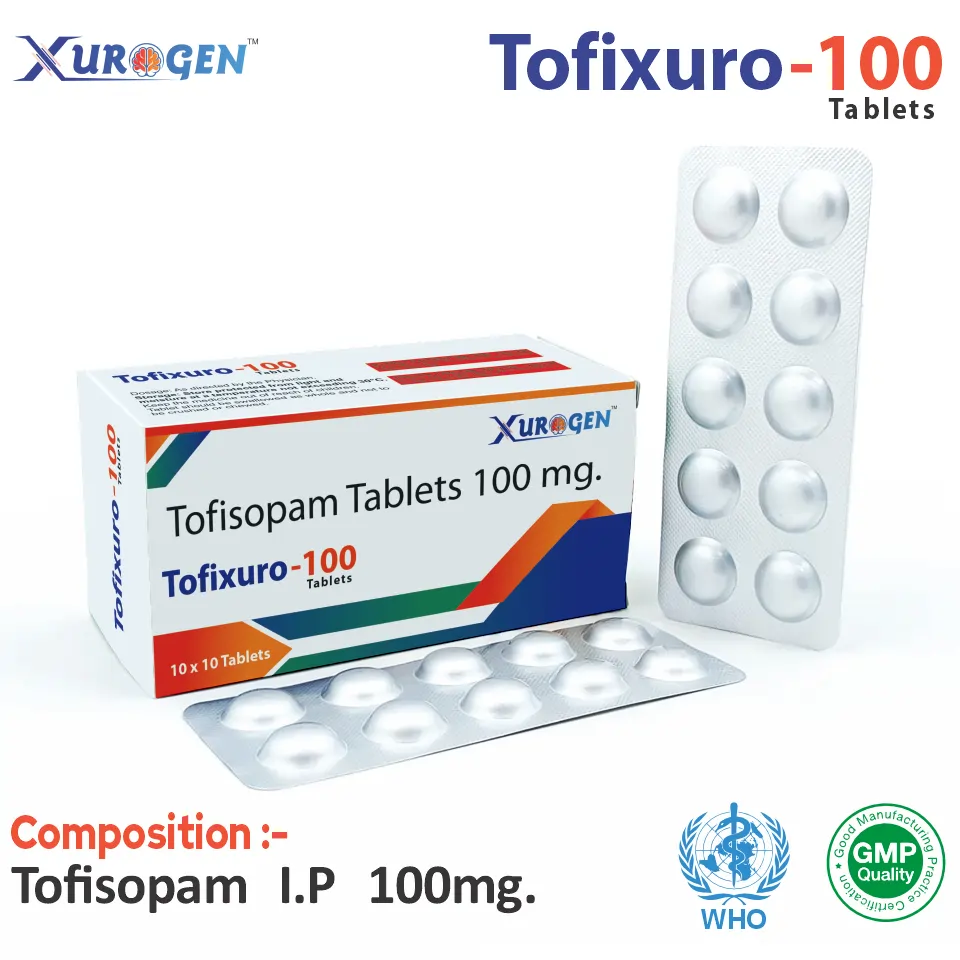 Tofisopam 100mg Tablet in PCD Pharma Franchise